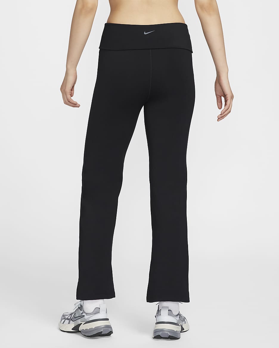 Nike One Women s Dri FIT High Waisted Fold Over Trousers. Nike ID